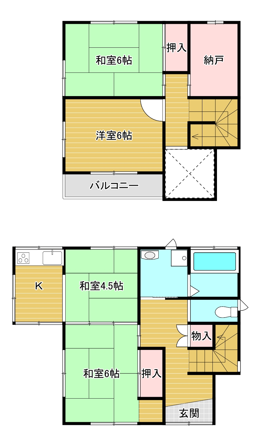 和歌山県和歌山市和田戸建の間取り写真