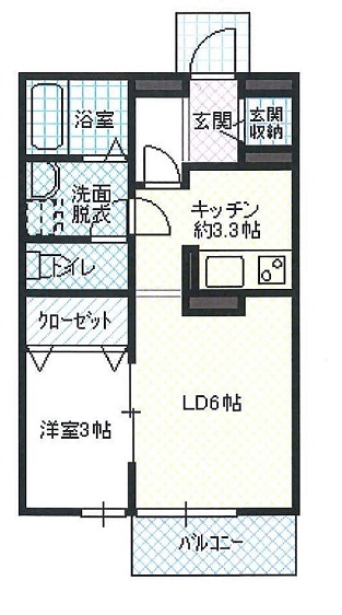 【コートクレールIIの間取り】