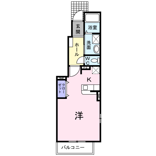 ＪＲ山陽本線 大門駅 徒歩10分 2階建 築18年の間取り写真