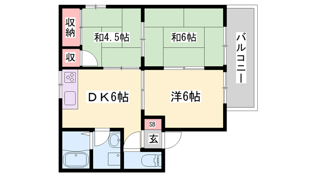 ファミール御立東の間取り