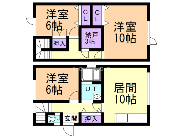 カームハイツの間取り