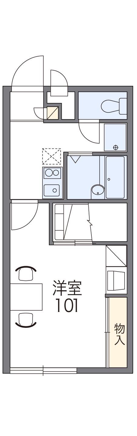 レオパレスさくらＢの間取り