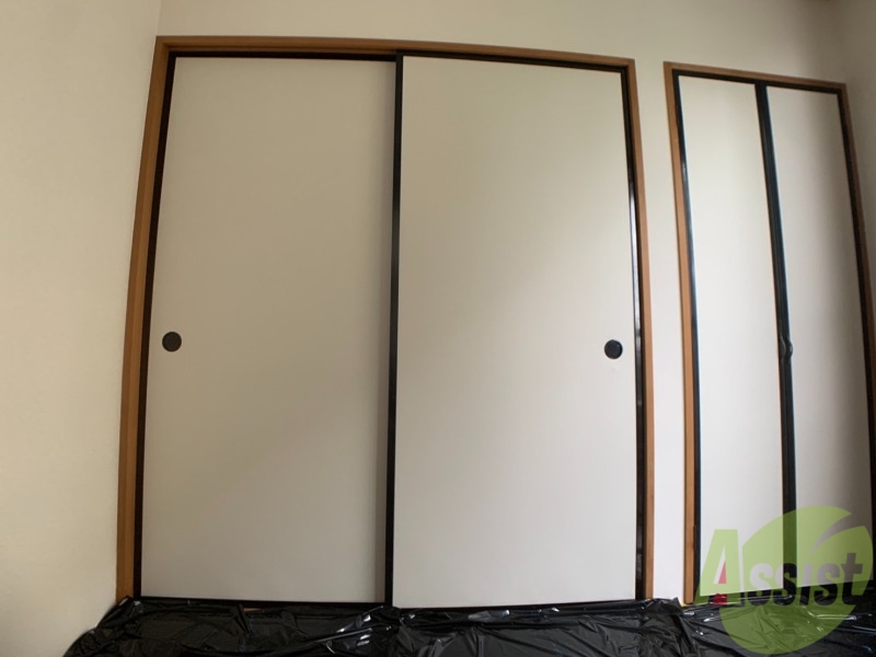 収納　押し入れタイプは奥行きがしっかりあって沢山収納できますね～