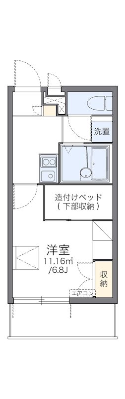 東京都国立市西２（マンション）の賃貸物件の間取り