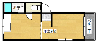 広島市南区仁保南のマンションの間取り