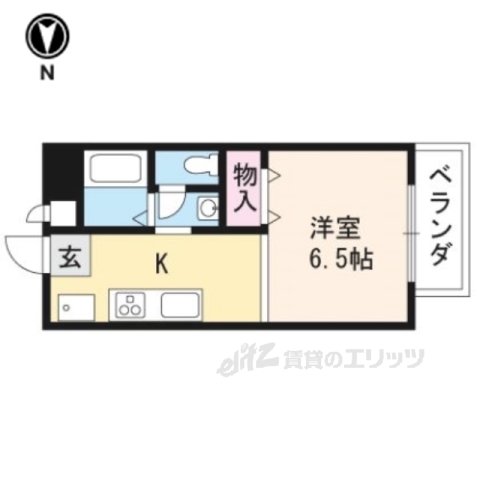 サンビレッジ大北山Ｂ棟の間取り