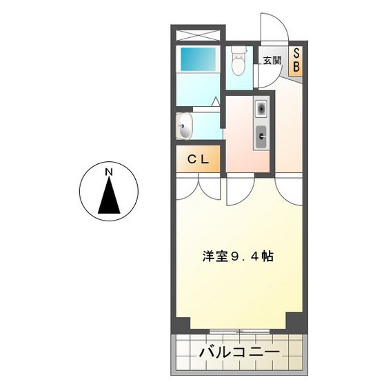 セントラルヒルズ２番館の間取り