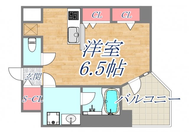 ブランTAT西宮本町2の間取り