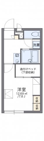 レオパレスいなばの間取り