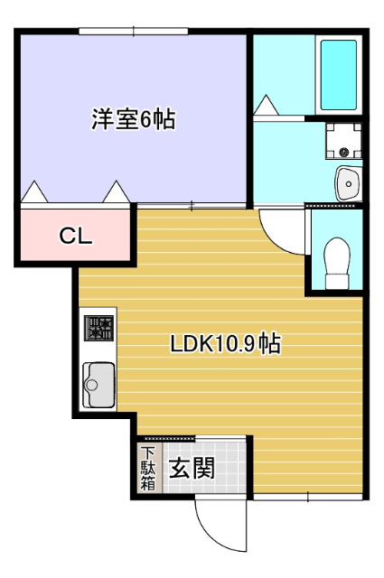 エクセルピア岩根中央の間取り