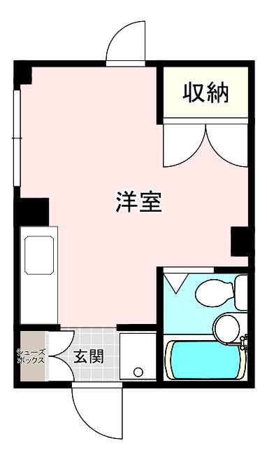 黄治湯マンションの間取り