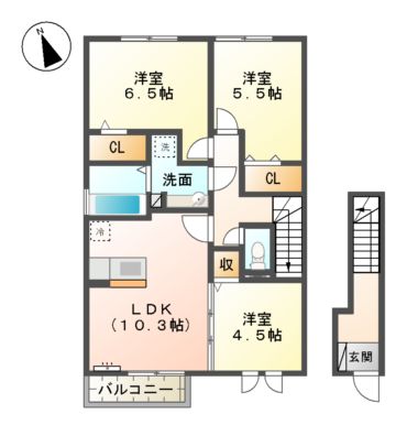 グランコートの間取り