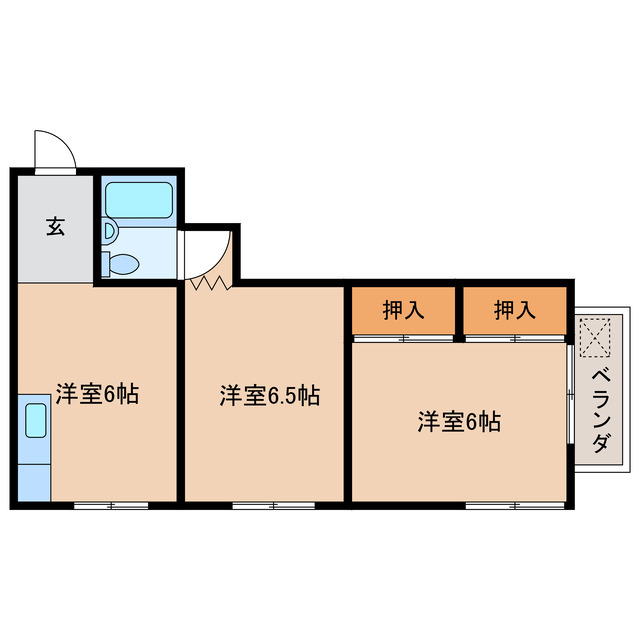 シャルム下呂の間取り