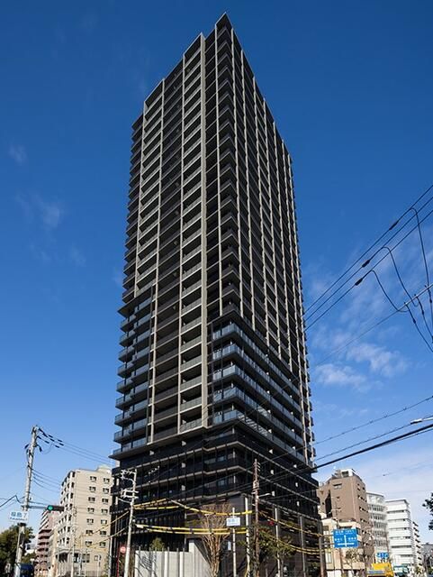 シエリアタワー大阪福島の建物外観
