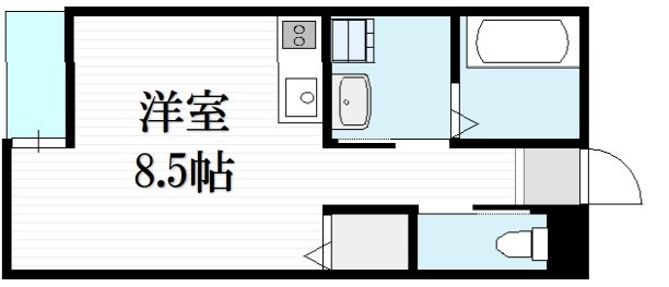 Gradito　富雄駅前の間取り