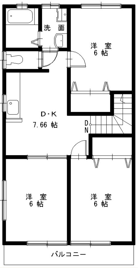 リリアーレ響　Ｄ棟の間取り