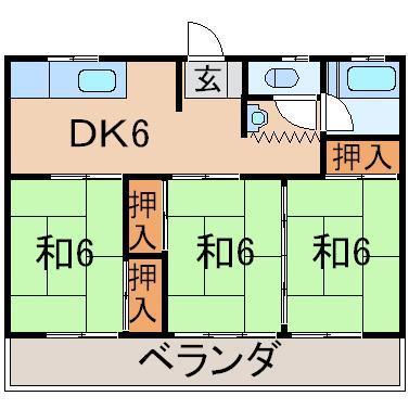 尾形マンションの間取り