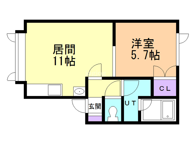 【メゾンド　ショコラの間取り】