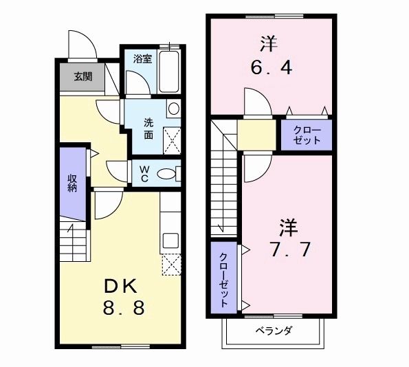 【グレイス近藤の間取り】