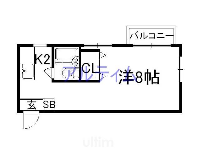 【西田マンションの間取り】