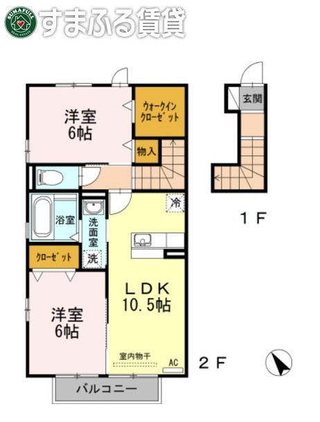 サニーソフィア　Ｂ棟の間取り