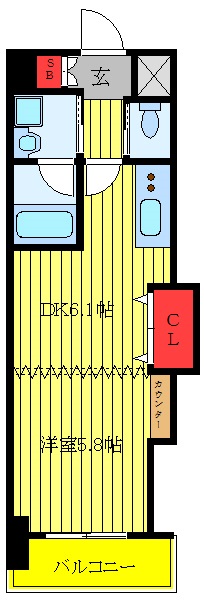 ヴェルデ王子IIIの間取り