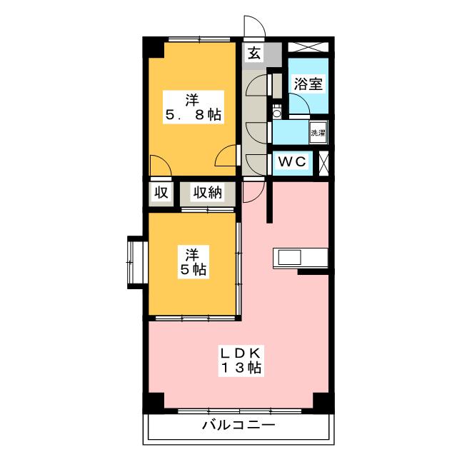 エクメネーキヤIIの間取り