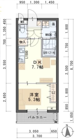 Casa　Tutti (カーサ トゥッティ）の間取り