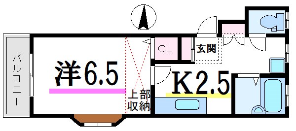 クラビクラ鎌倉の間取り