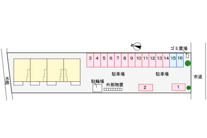 【五泉市泉町のアパートのその他設備】