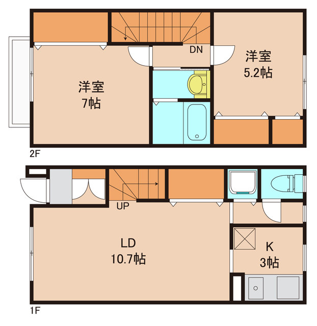 カンピジャーナＢ棟の間取り