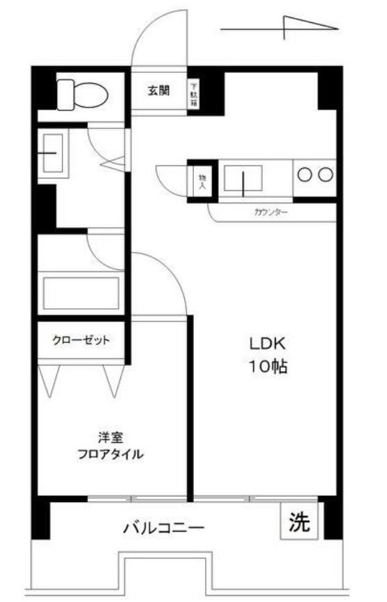 マリンシティダイヤモンドパレスの間取り