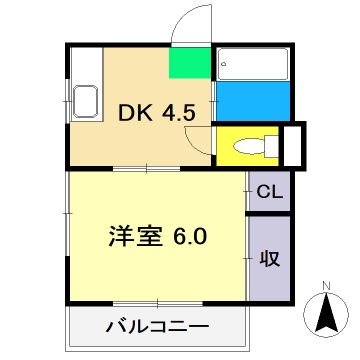 コーポK&Tの間取り