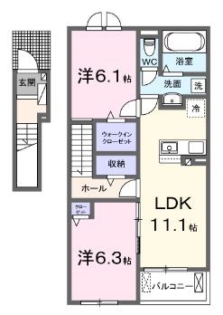 パディ　ハウスIの間取り