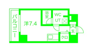 クラリッサ横浜ノワールの間取り