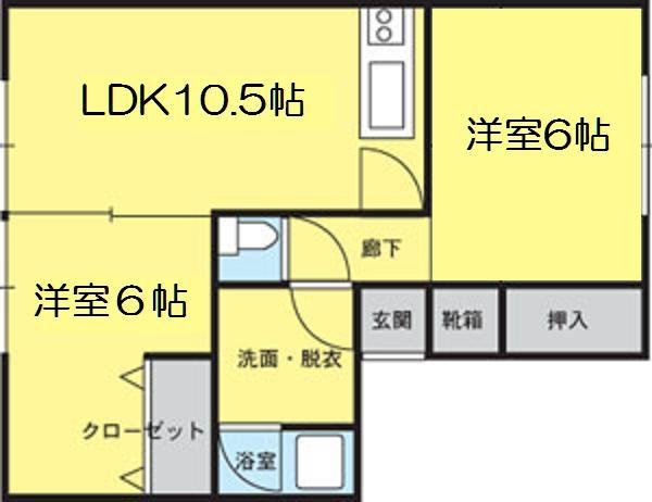 ヴェルディ燕三条の間取り