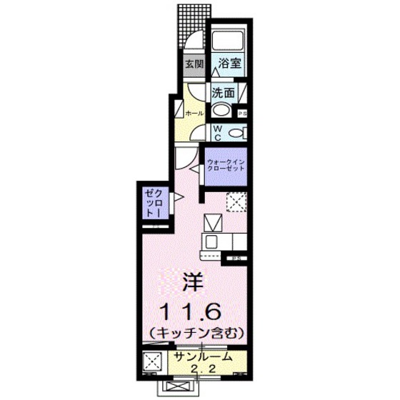 ミラノVI　Ｂの間取り