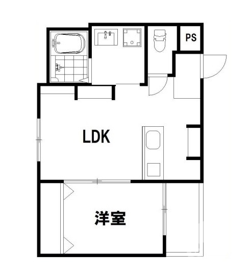 堺市堺区大町東のマンションの間取り