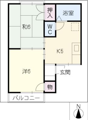 グランディールＣ棟の間取り