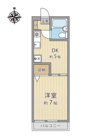 アムール中根の間取り