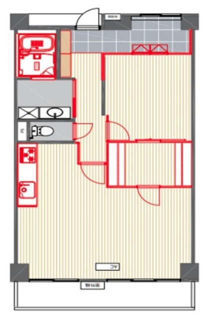 オクトス市ケ尾1号棟の間取り