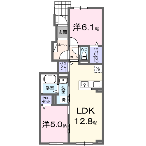 ブリッサ砂川Ｓ　IIの間取り