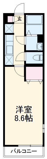 流山市流山のマンションの間取り