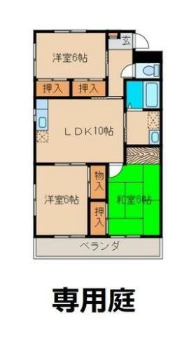 メゾン東風の間取り