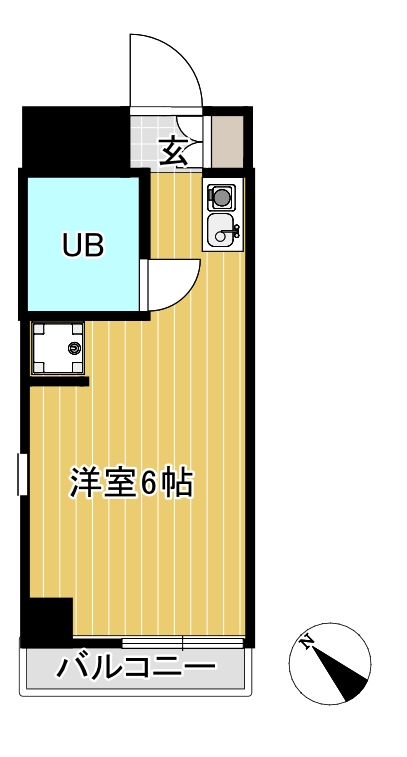 プラーズ南幸町Iの間取り