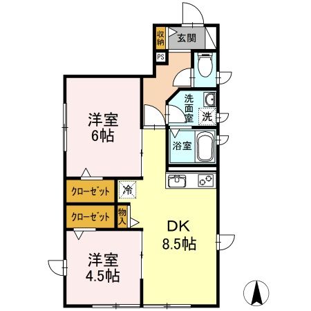 トラペツィオの間取り