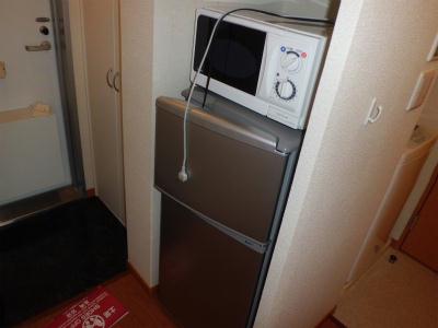 その他　冷蔵庫と電子レンジ。
