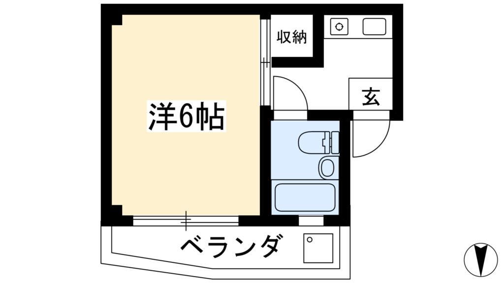 ハイツ紫明の間取り