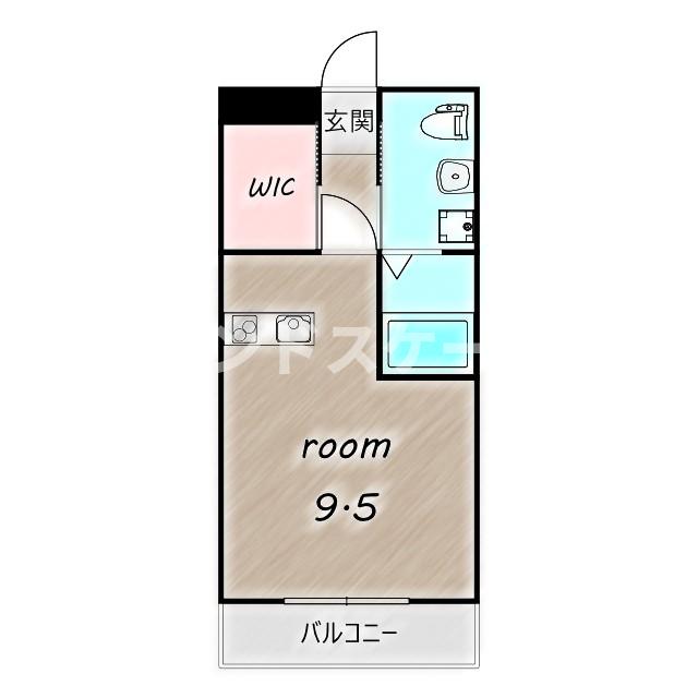 高崎市下小塙町のマンションの間取り