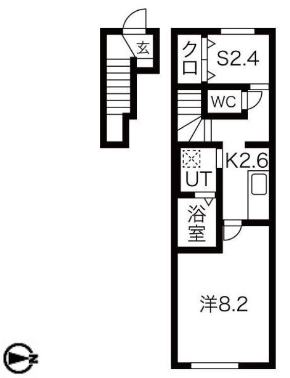 Ｌｅ　ｃｉｅｌ　ｋａｎｅｇａｓａｋｉ（ルシエルカネガサキ）の間取り